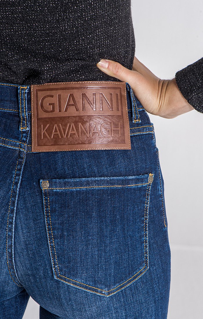 Dark Blue Core Skinny Jeans-Gianni Kavanagh-XS-Urbanheer