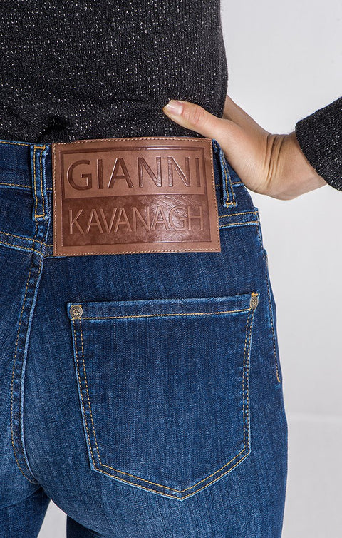 Dark Blue Core Skinny Jeans-Gianni Kavanagh-XS-Urbanheer