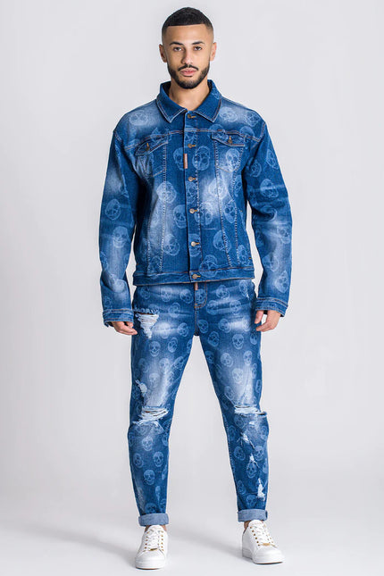 Dark Blue Anarchy Jacket-Clothing - Men-Gianni Kavanagh-Urbanheer