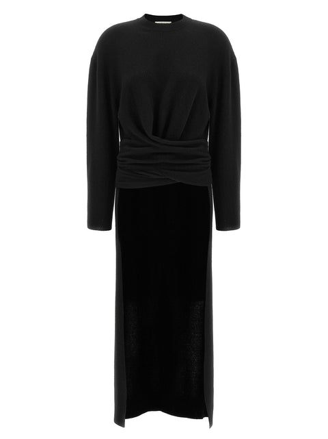 Darkpark Long Gia Sweater Knotted At The Waist