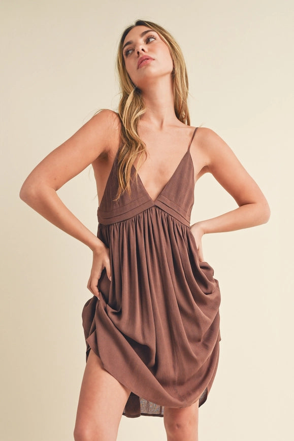 Darsi Dress Chocolate-Dress-AEMI + CO-S-Urbanheer