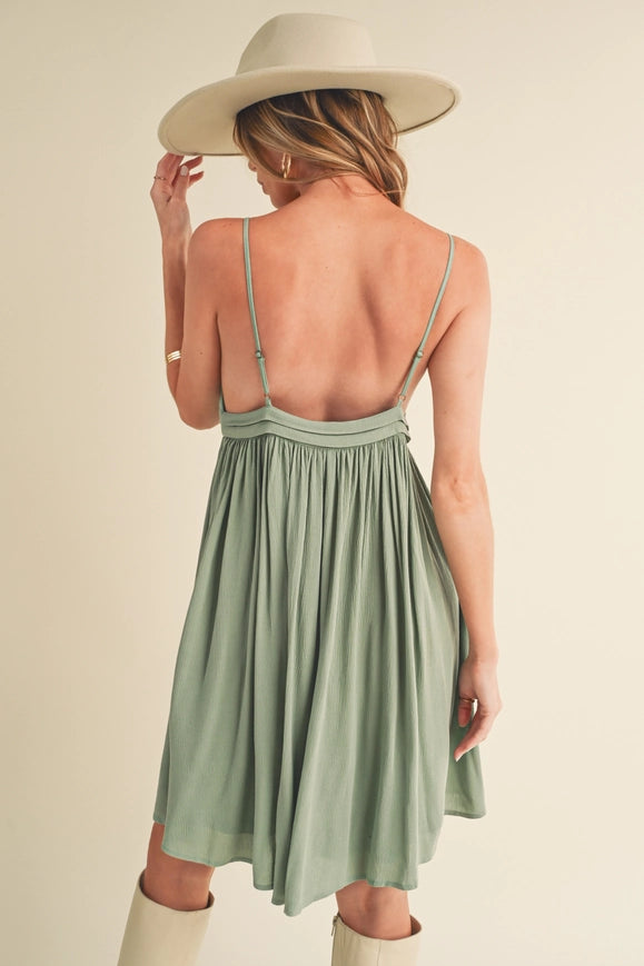 Darsi Dress Pale Green-Dress-AEMI + CO-S-Urbanheer