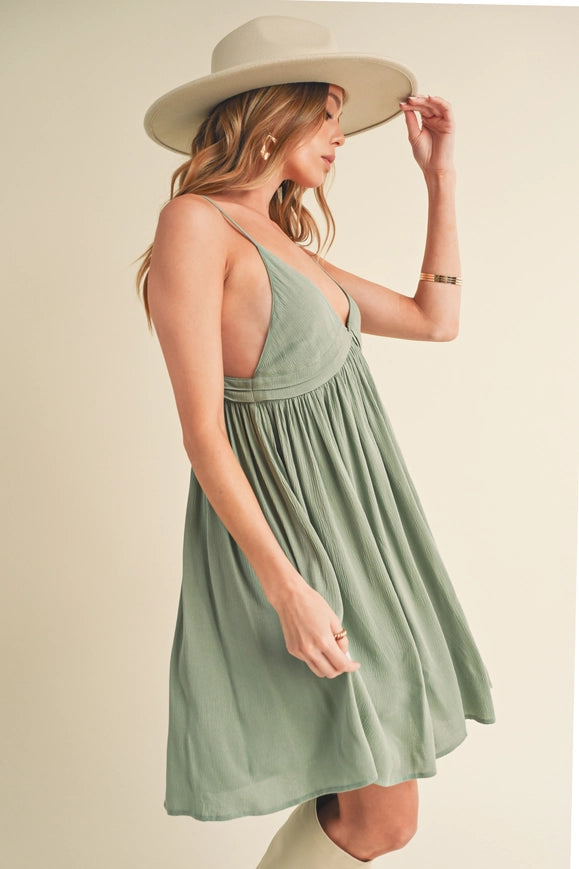 Darsi Dress Pale Green-Dress-AEMI + CO-S-Urbanheer
