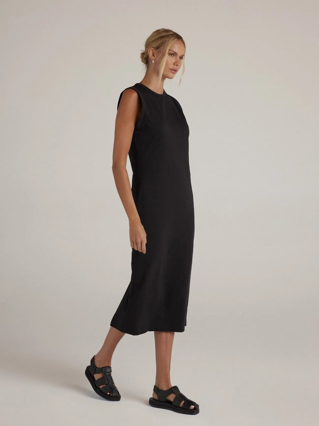 David Maxi-Dress-CLYQUE-XS-BLACK-Urbanheer
