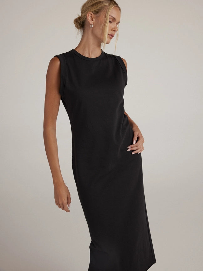 David Maxi-Dress-CLYQUE-XS-BLACK-Urbanheer