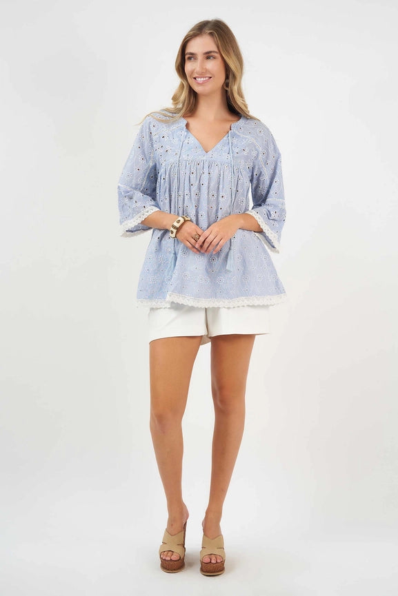 Daydream Top Lotus Broderie-Top-Naudic-XS-White-Urbanheer