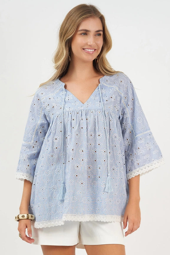 Daydream Top Lotus Broderie-Top-Naudic-XS-White-Urbanheer