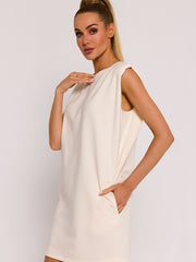 Daydress women outfit 193557 Moe-Day Dresses-Moe-beige-L-Urbanheer