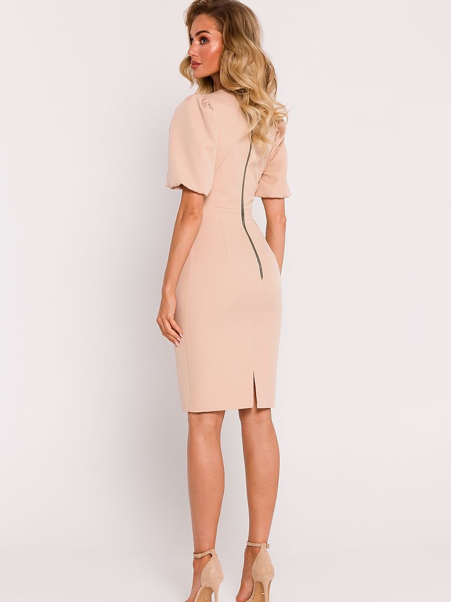 Daydress women outfit 193603 Moe-Day Dresses-Moe-beige-L-Urbanheer