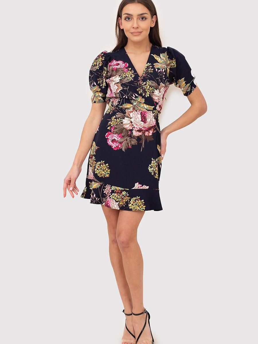 Daydress Women Outfit 193790 Ax Paris-Day Dresses-Ax Paris-navy blue-L-Urbanheer