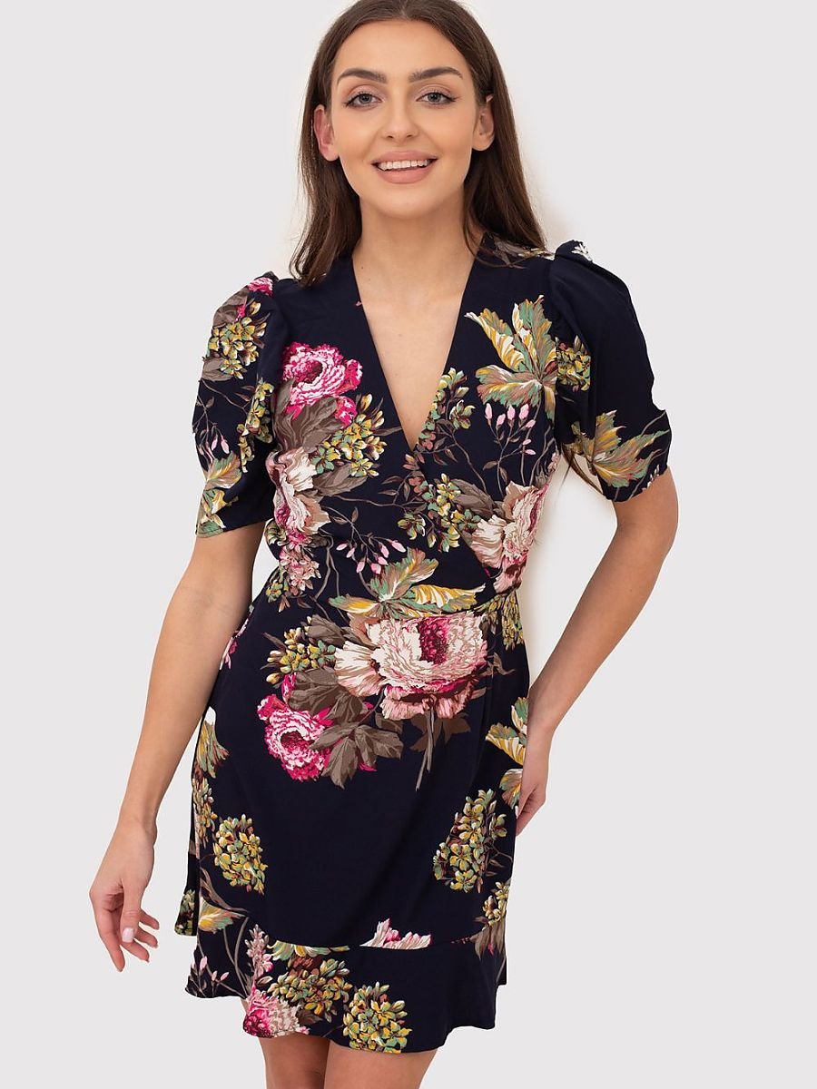 Daydress Women Outfit 193790 Ax Paris-Day Dresses-Ax Paris-navy blue-L-Urbanheer