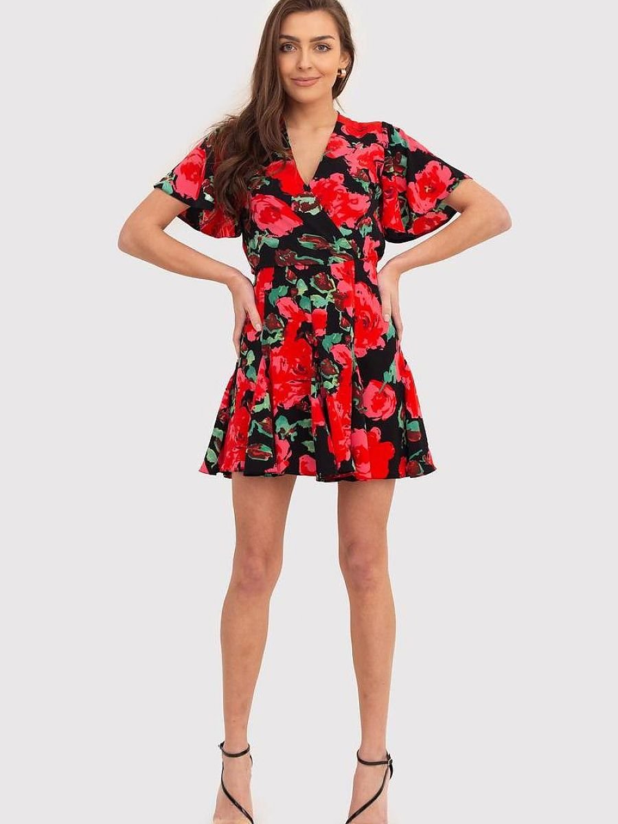 Daydress Women Outfit 195489 Ax Paris-Day Dresses-Ax Paris-red-L-Urbanheer