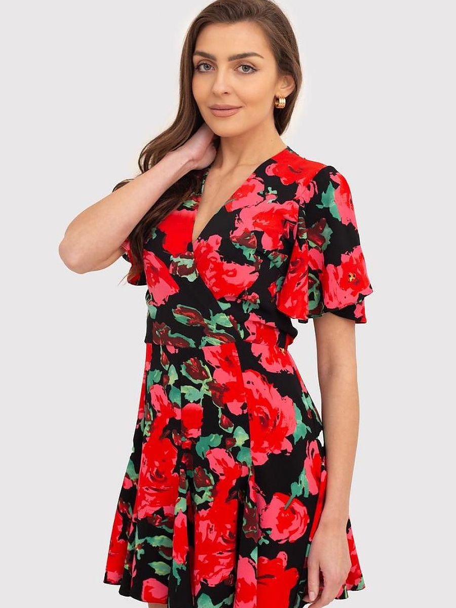 Daydress Women Outfit 195489 Ax Paris-Day Dresses-Ax Paris-red-L-Urbanheer