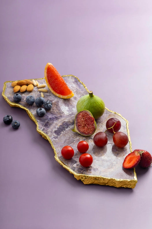 Dazzle Amethyst Cheese Board-Cheese Board-GAURI KOHLI-11" x 7" inches-Urbanheer