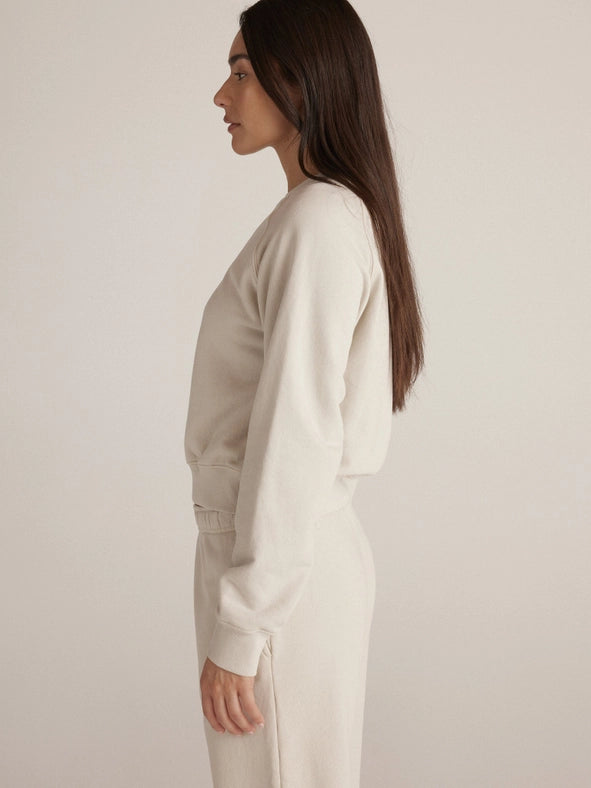 Deana Shrunken Sweater-Sweater-CLYQUE-XS-CHALK-Urbanheer