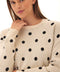 Deandra Polka Dot Cozy Sweater
