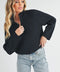 Debbie Half-Zip Sweater Black-Sweater-AEMI + CO-S-Urbanheer