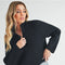 Debbie Half-Zip Sweater Black-Sweater-AEMI + CO-S-Urbanheer