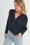 Debbie Half-Zip Sweater Black-Sweater-AEMI + CO-S-Urbanheer