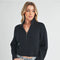 Debbie Half-Zip Sweater Black-Sweater-AEMI + CO-S-Urbanheer