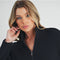 Debbie Half-Zip Sweater Black-Sweater-AEMI + CO-S-Urbanheer