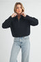 Debbie Half-Zip Sweater Black-Sweater-AEMI + CO-S-Urbanheer
