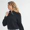 Debbie Half-Zip Sweater Black-Sweater-AEMI + CO-S-Urbanheer