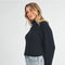 Debbie Half-Zip Sweater Black-Sweater-AEMI + CO-S-Urbanheer