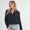 Debbie Half-Zip Sweater Black-Sweater-AEMI + CO-S-Urbanheer