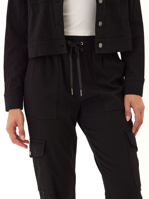 Delilah Stretch Twill Cargo Jogger 27"