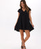 Delphine Gauze Asymmetrical Dress