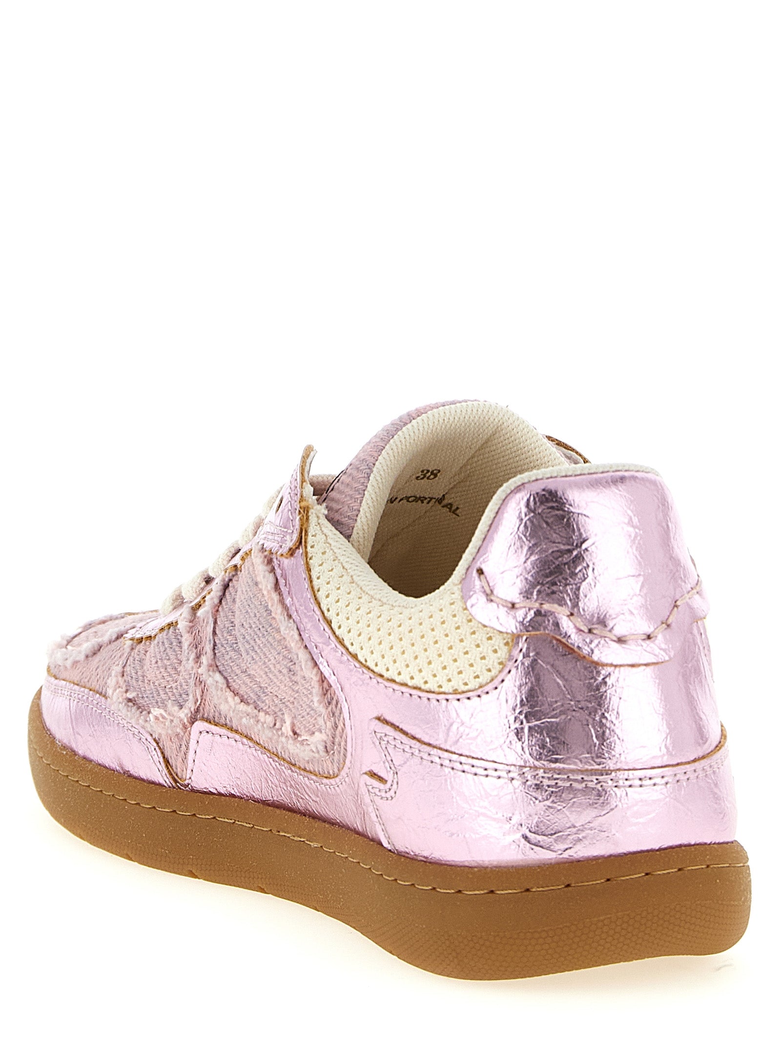 Denim-Effect Sneakers with Comfortable Sole for Everyday Wear