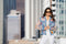 Denim Lace Jacket with Floral Embroidery-Jacket-Adore-S-Urbanheer