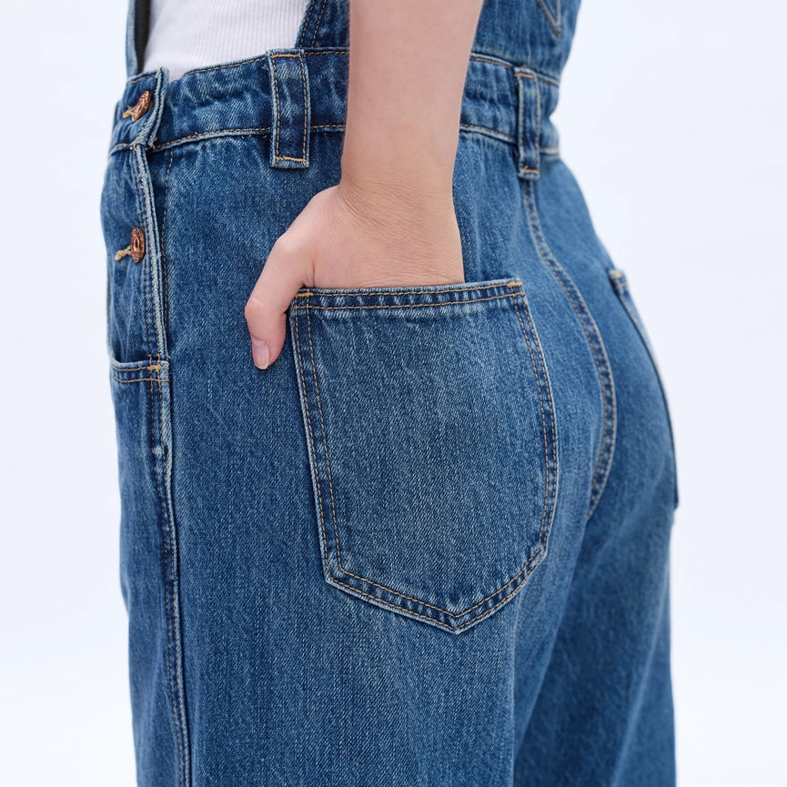 Denim Overalls-Overalls-BAYEAS-XS-MEDIUM BLUE-Urbanheer