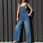 Denim Overalls-Overalls-BAYEAS-XS-MEDIUM BLUE-Urbanheer
