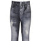 Denim Print Leggings-Leggings-Hannah Banana-12M-Blk Multi-Urbanheer