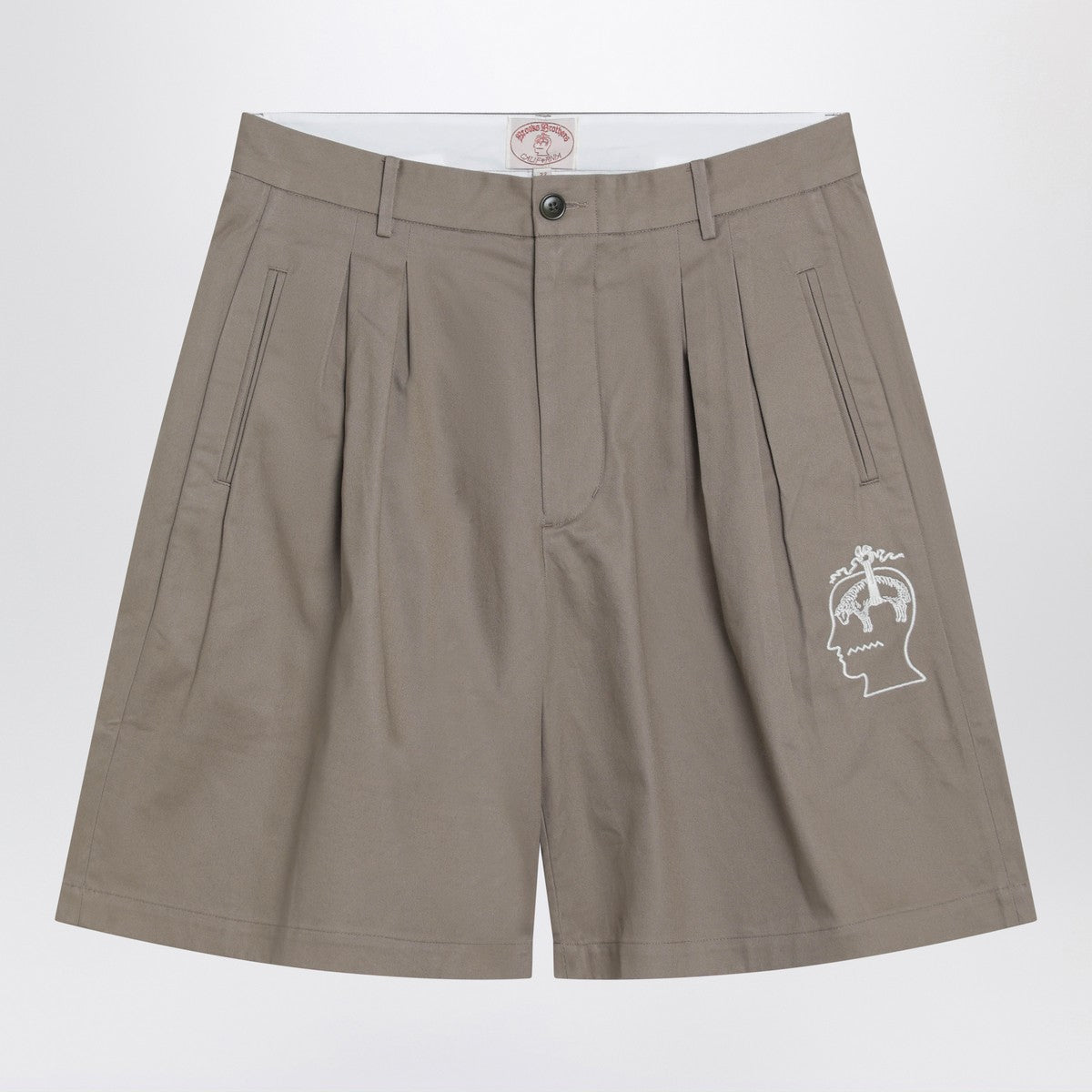 Desert Bermuda shorts Brooks Brothers X Brain Dead