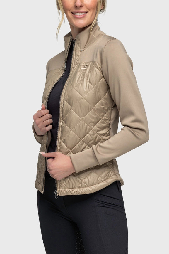 Desert Quilted Front Full Zip Jacket-Jackets-Bluivy-XXS-Urbanheer