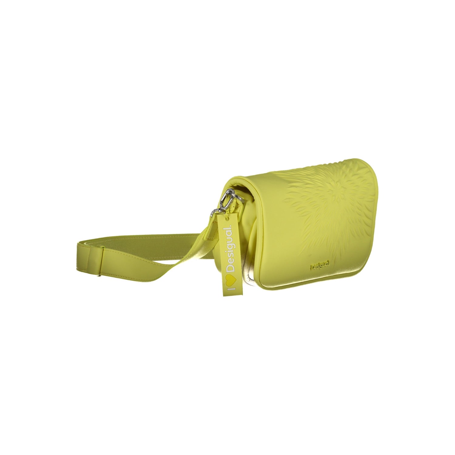 Desigual Handbag in Neon Yellow