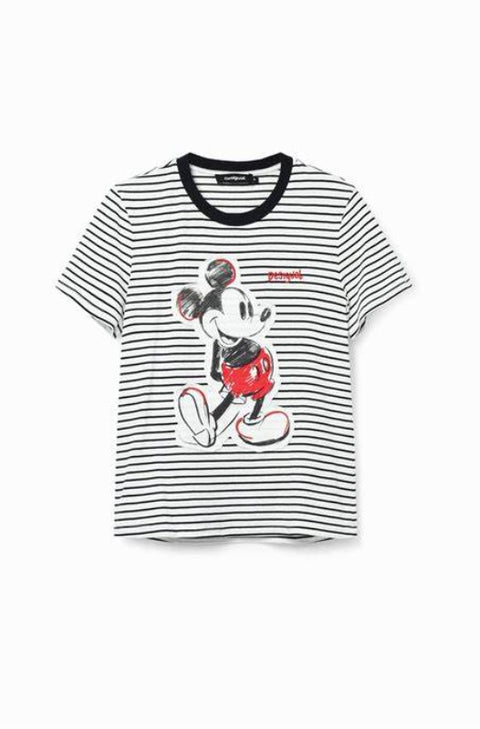 Desigual Mickey Mouse Cotton Top-DESIGUAL-M-Urbanheer