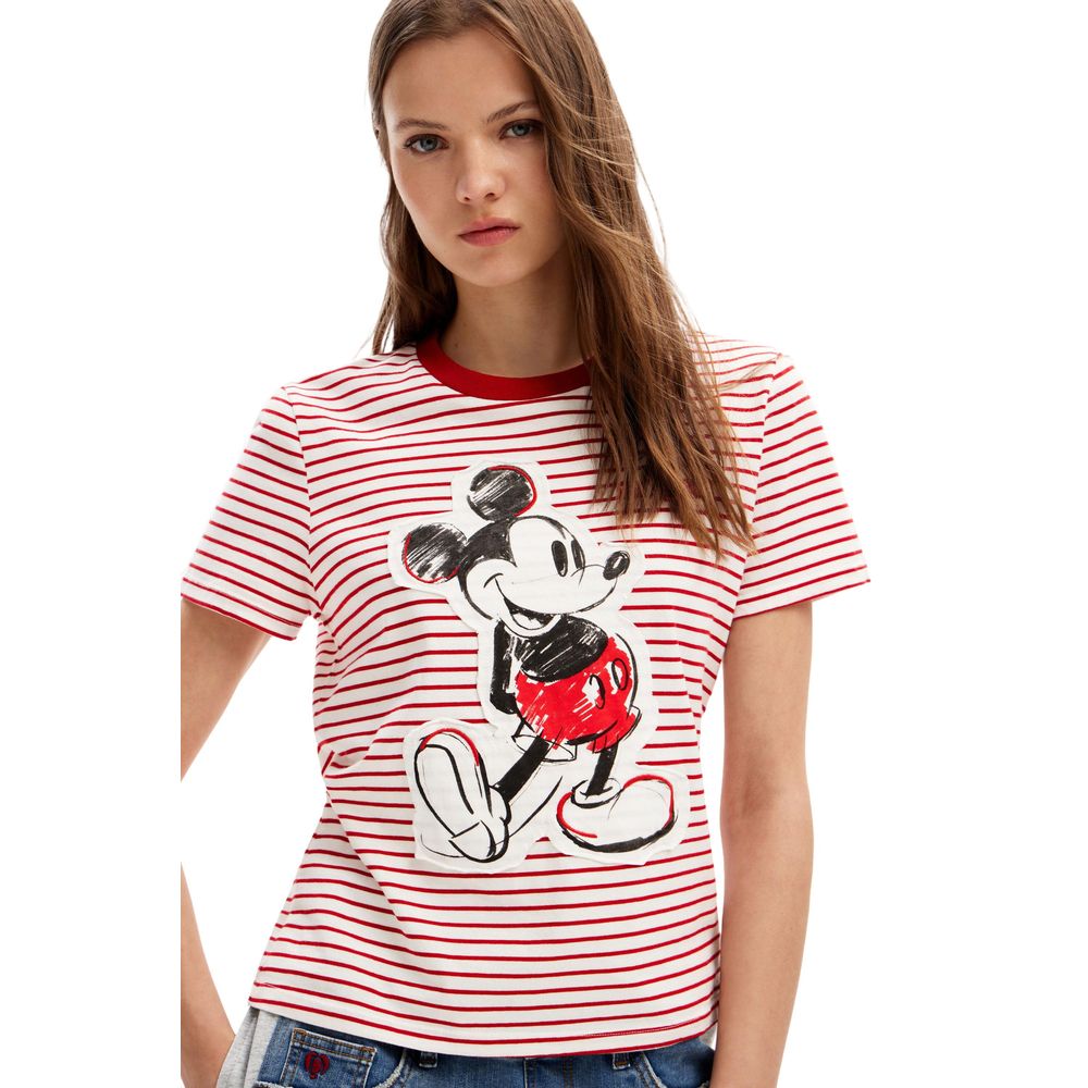 Desigual Mickey Mouse Cotton Top-DESIGUAL-XL-Urbanheer