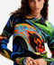 Desigual Sweater Swirl Print