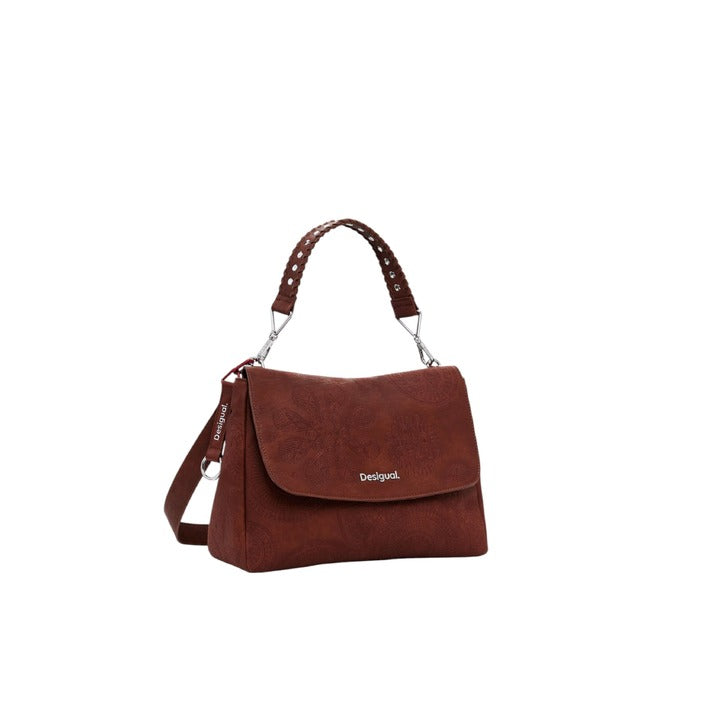 Desigual Women Bag-Accessories Bags-Desigual-brown-Urbanheer