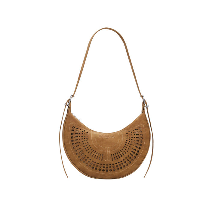 Desigual Women Bag-Accessories Bags-Desigual-brown-Urbanheer