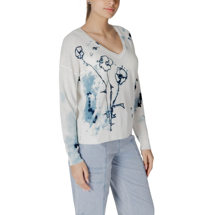 Desigual Women Knitwear-Clothing Knitwear-Desigual-white-XS-Urbanheer