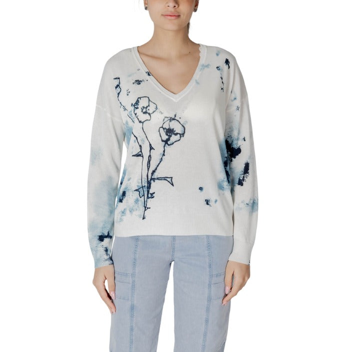 Desigual Women Knitwear-Clothing Knitwear-Desigual-white-XS-Urbanheer