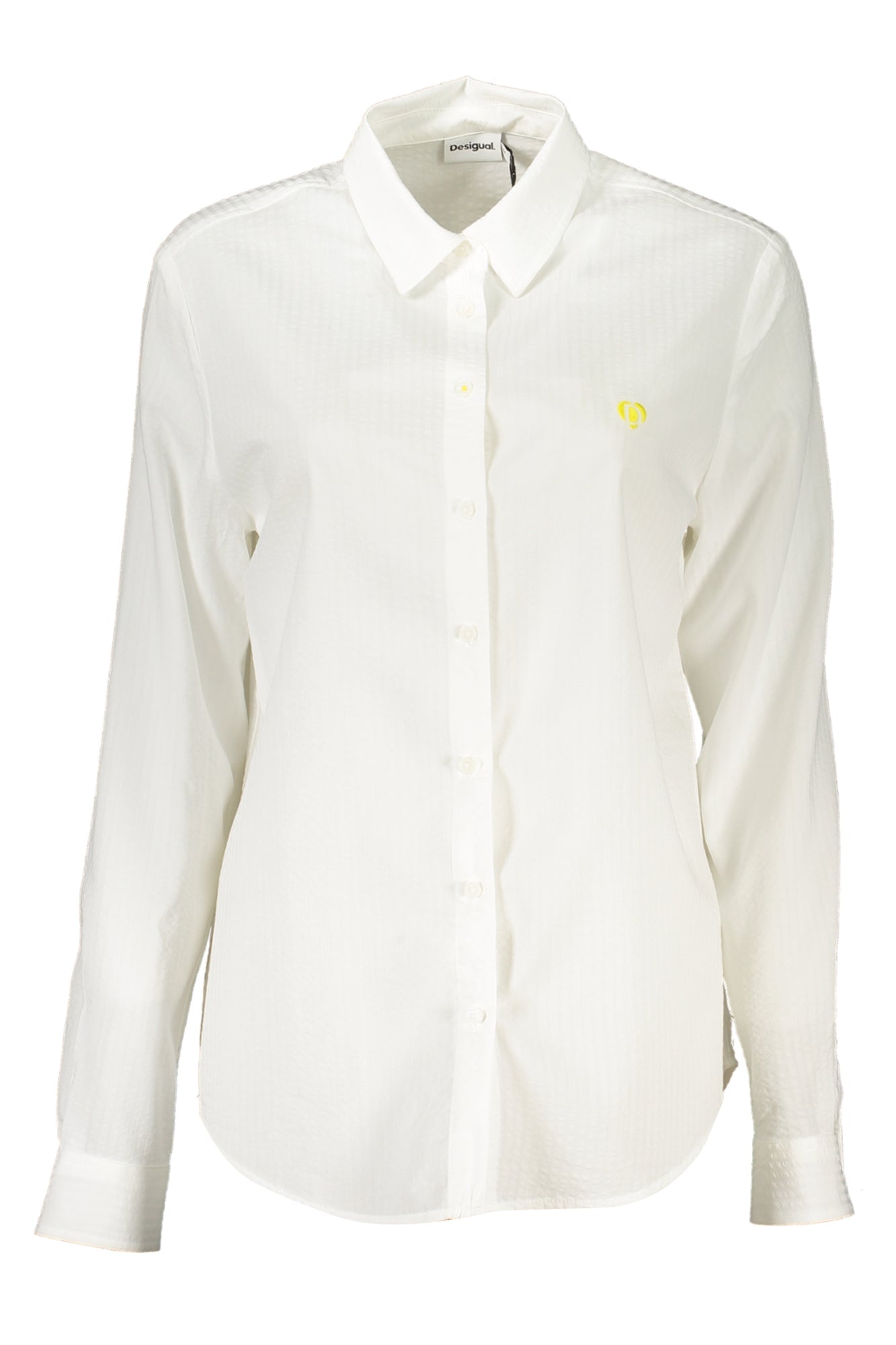 Desigual Women'S Long Sleeve Shirt White-Camicie-DESIGUAL-WHITE-S-Urbanheer