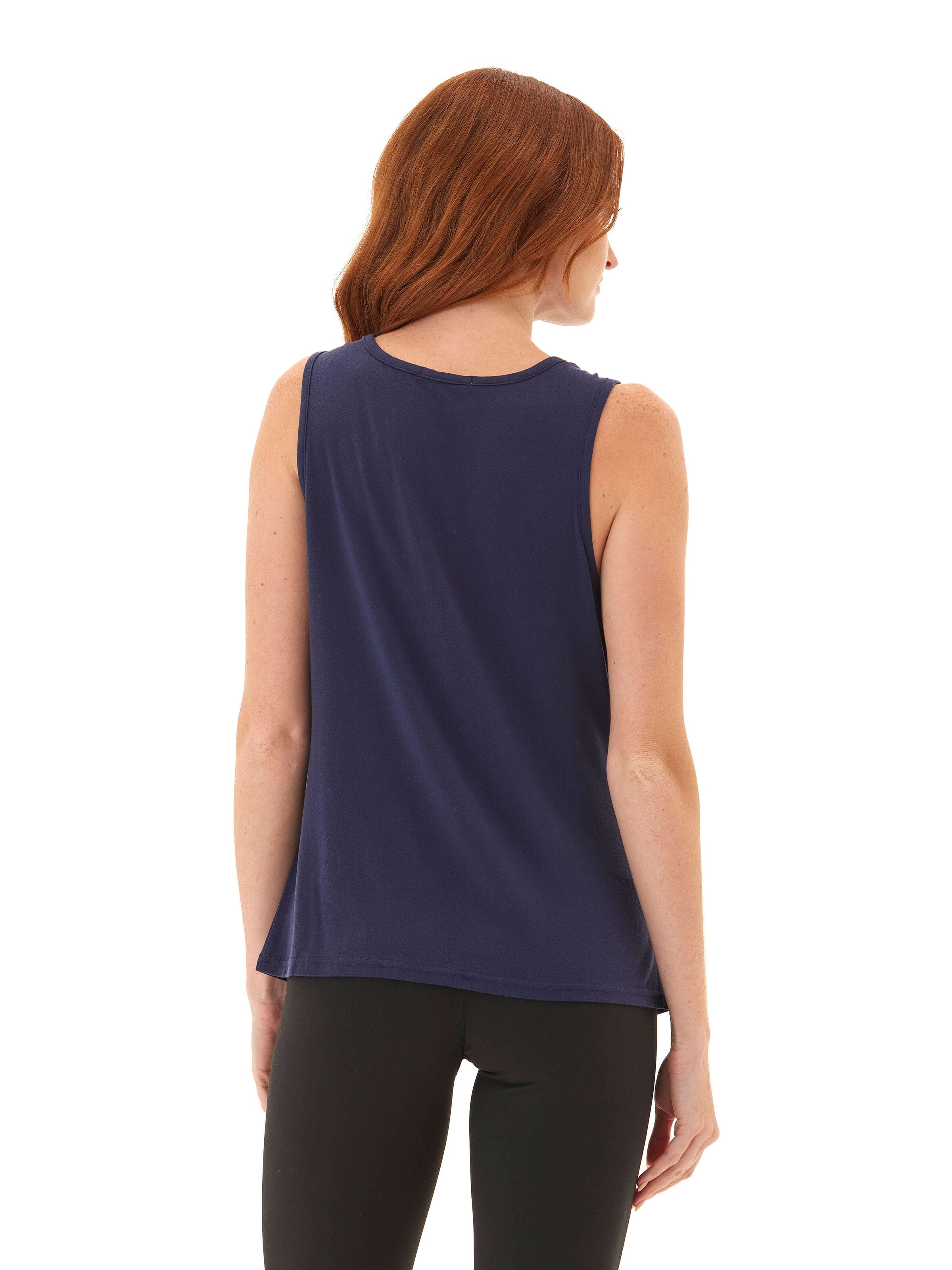 Desirae Tencel Jersey Twist Shoulder Tank