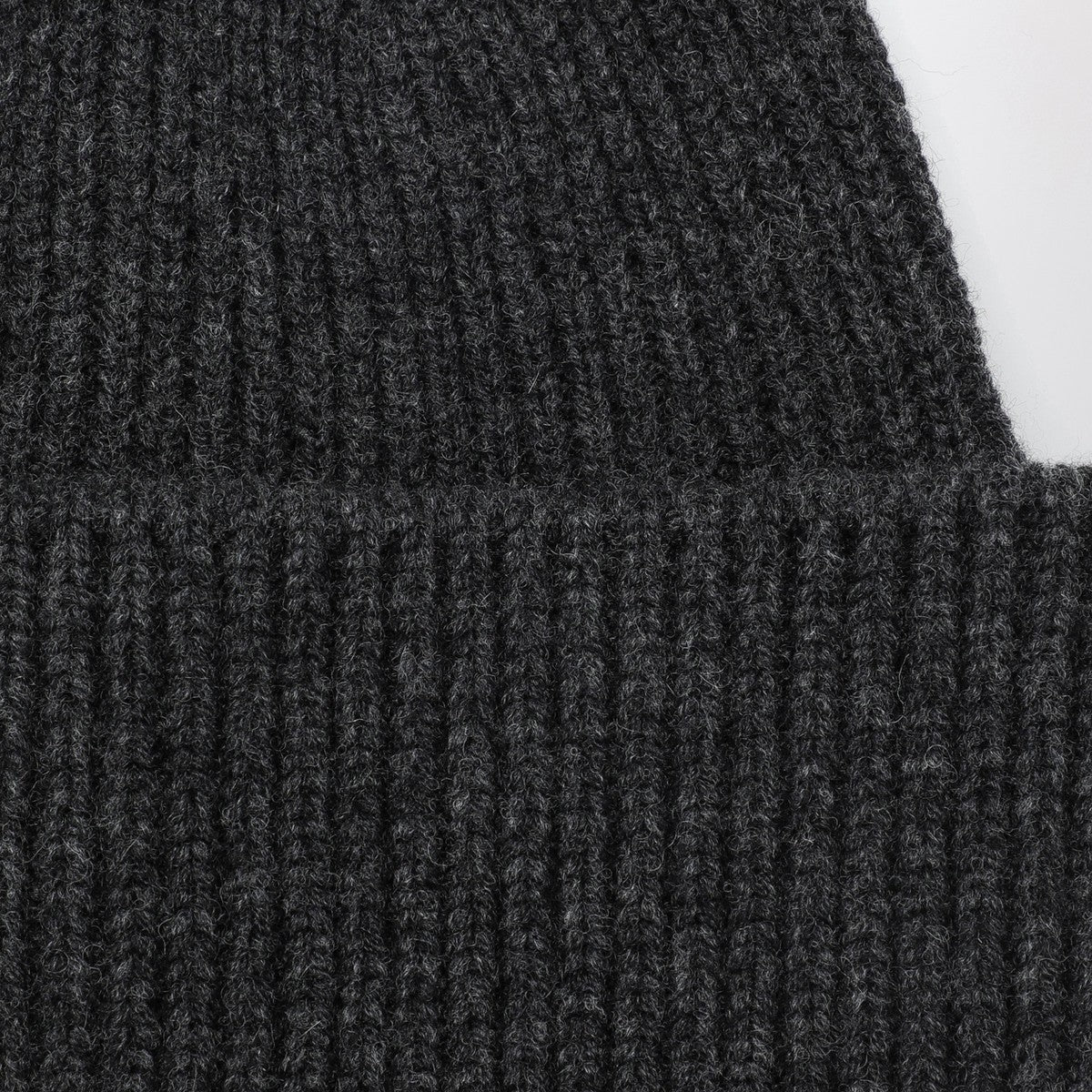 Destin Anthracite grey cashmere blend beanie