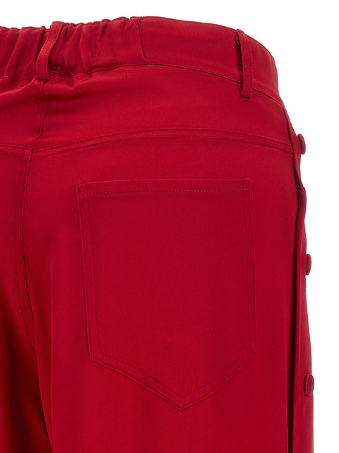 Di.la3 Pari' Red Cadì Pants